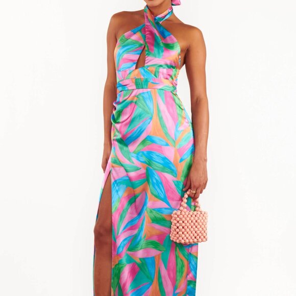 Show Me Your MuMu | Dresses | Nwot Show Me Your Mumu Adele Halter Maxi ...
